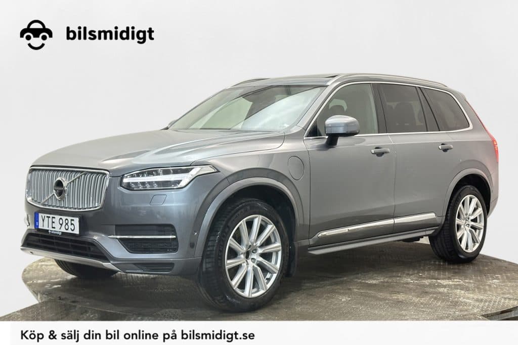 Volvo XC90 T8 TwEn AWD Inscription 7-sits Dragkrok Panorama 360° Kameravy Head-Up Läder 407hk
