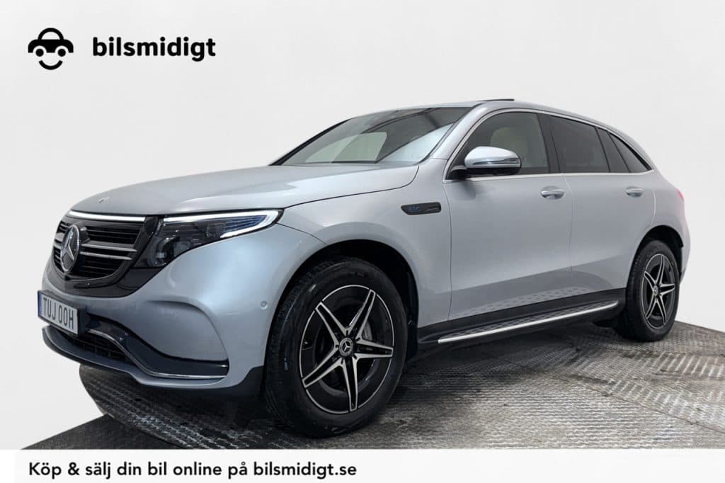 Mercedes-Benz EQC 400 4MATIC AMG Line Dragkrok Läder Taklucka HUD Navigation 360 Kameravy Moms/Leasing 408hk