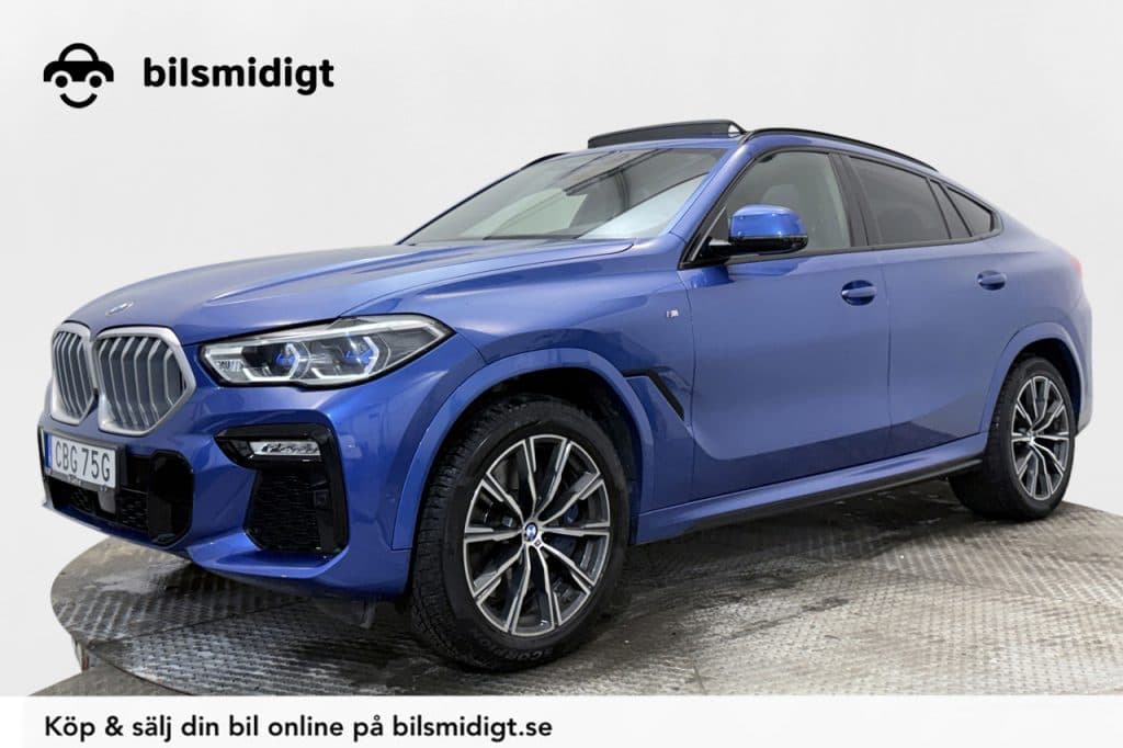 BMW X6 xDrive40i M Sport Dragkrok Panorama Läder Navigation 360° Kameravy Head-Up H/K Moms/Leasing 340hk