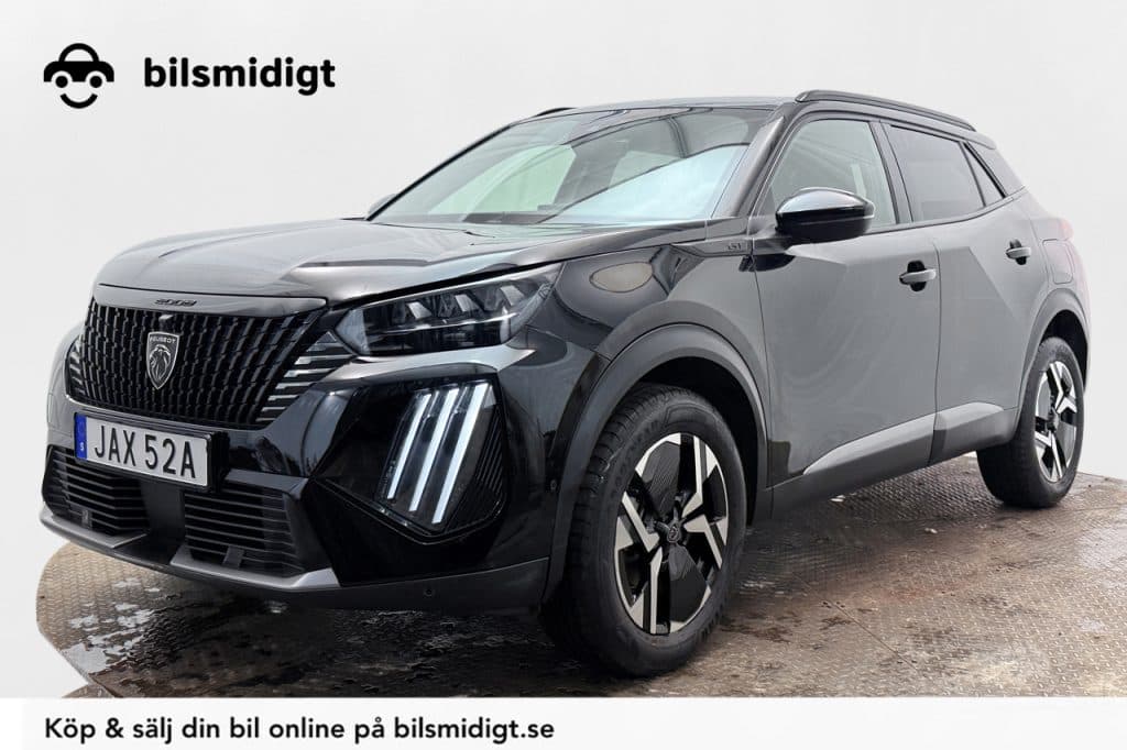 Peugeot 2008 1.2 PureTech GT Läder/Alcantara Massage Navigation Backkamera P-Sensorer Cockpit Keyless Moms/Leasing 131hk