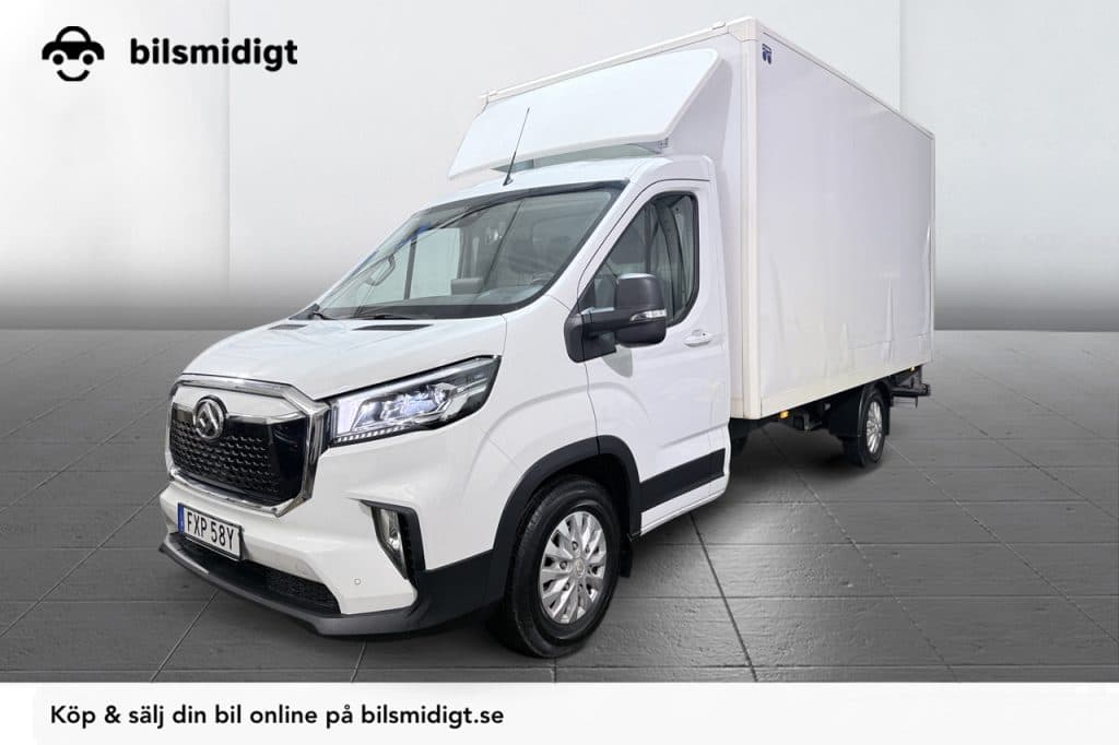 Maxus e-Deliver 9 Chassi Cab 3-sits Bakgavellyft Backkamera Volymskåp Moms/Leasing 204hk