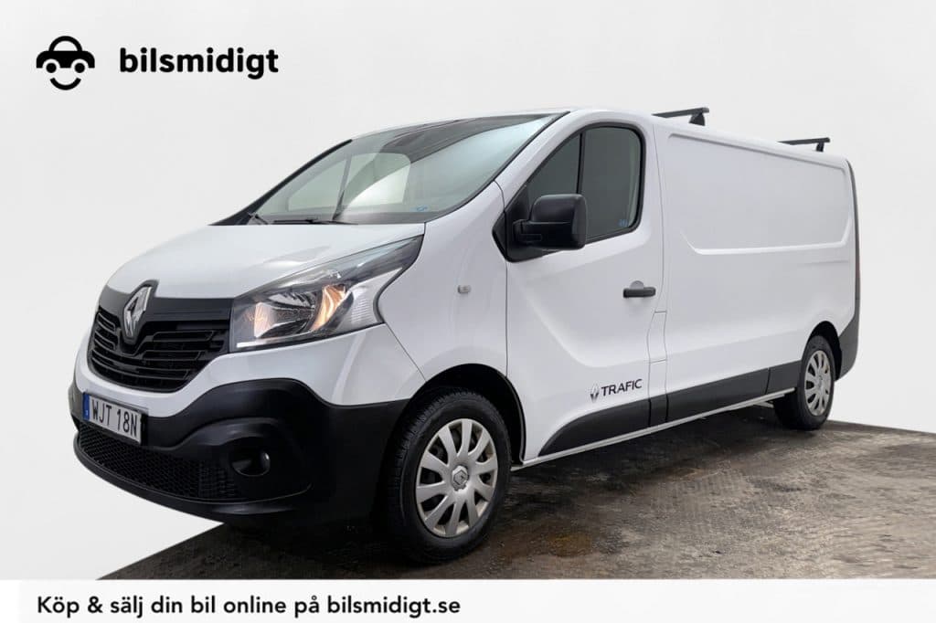 Renault Trafic 1.6 dCi Skåpbil Dragkrok Värmare Verkstadsinredning 3-sits Moms/Leasing 121hk