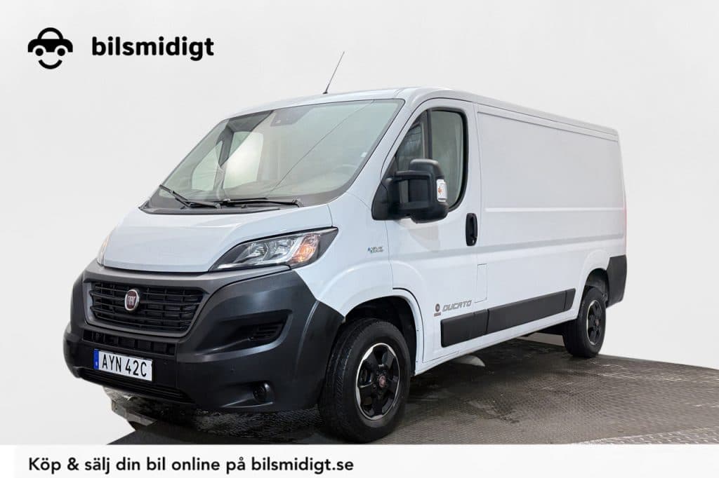 Fiat Ducato Skåpbil 35 3.0 CNG L2H1 Dragkrok 3-sits Backkamera P-Sensorer Moms/Leasing 136hk