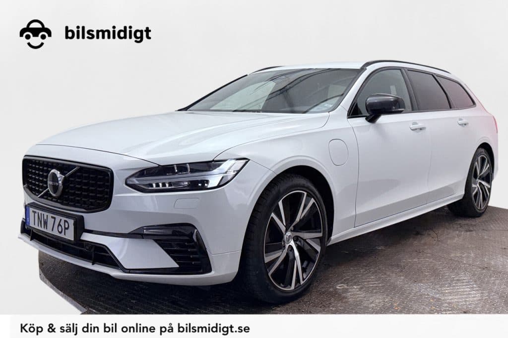 Volvo V90 Recharge T6 AWD R-Design Delläder Backkamera BLIS VOC Moms/Leasing 340hk