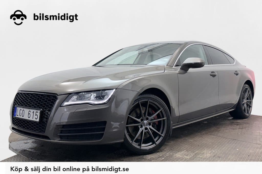 Audi A7 Sportback 3.0 TDI V6 Quattro Chromedelete Läder Navigation Climatronic Värmare P-Sensorer 245hk