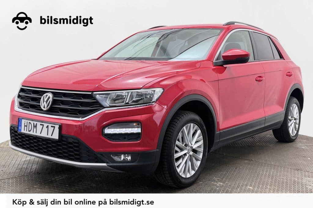 Volkswagen T-Roc TSI Dragkrok Backkamera Komfortsäten Adaptiv Farthållare CarPlay 116hk