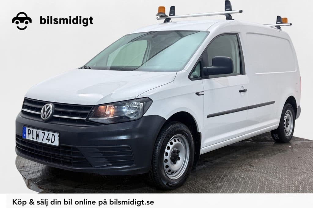 Volkswagen Caddy Maxi 2.0 TDI Automat Dragkrok Verkstadsinredning Värmare Takräcke Moms/Leasing 102hk