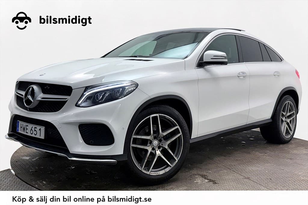 Mercedes-Benz GLE 350d Coupé 4MATIC AMG Dragkrok Panorama Läder Airmatic Värmare 258hk