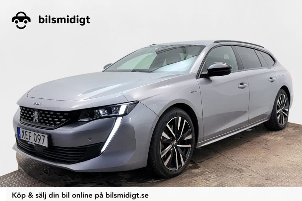 Peugeot 508 SW 1.6 Hybrid GT-Line Dragkrok Delläder Navigation Backkamera Cockpit LED Moms/Leasing 224hk