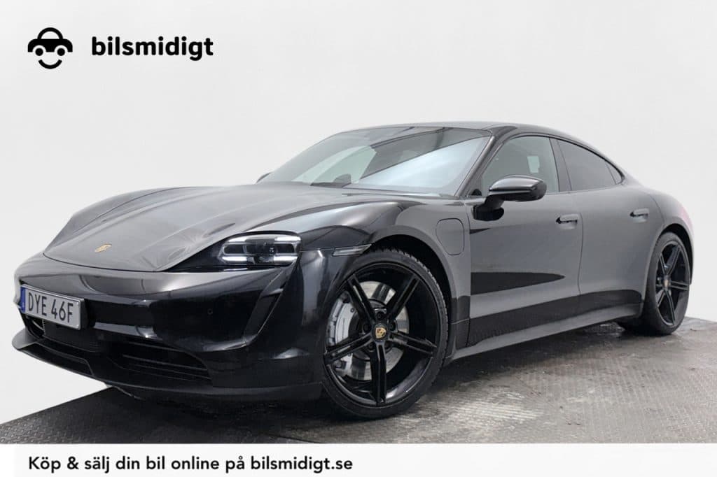 Porsche Taycan 4S Direct Drive Panorama Luftfjädring Sport Chrono+ 360° Kameravy BOSE Moms/Leasing