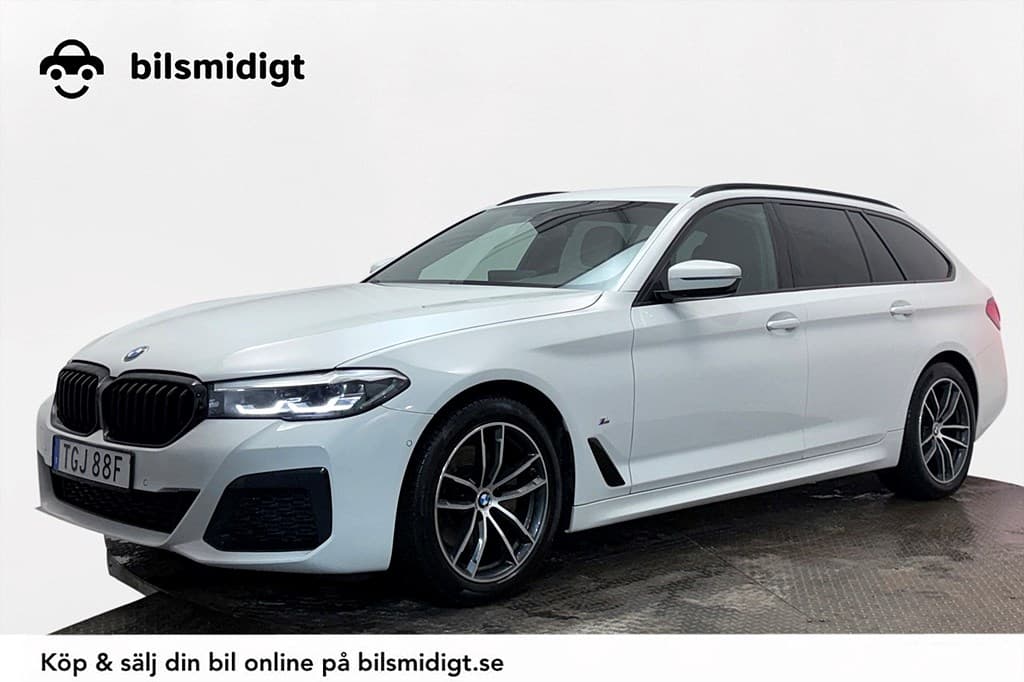 BMW 520d xDrive Touring M Sport Shadow Line Dragkrok Värmare Backkamera Läder Moms/Leasing 190hk