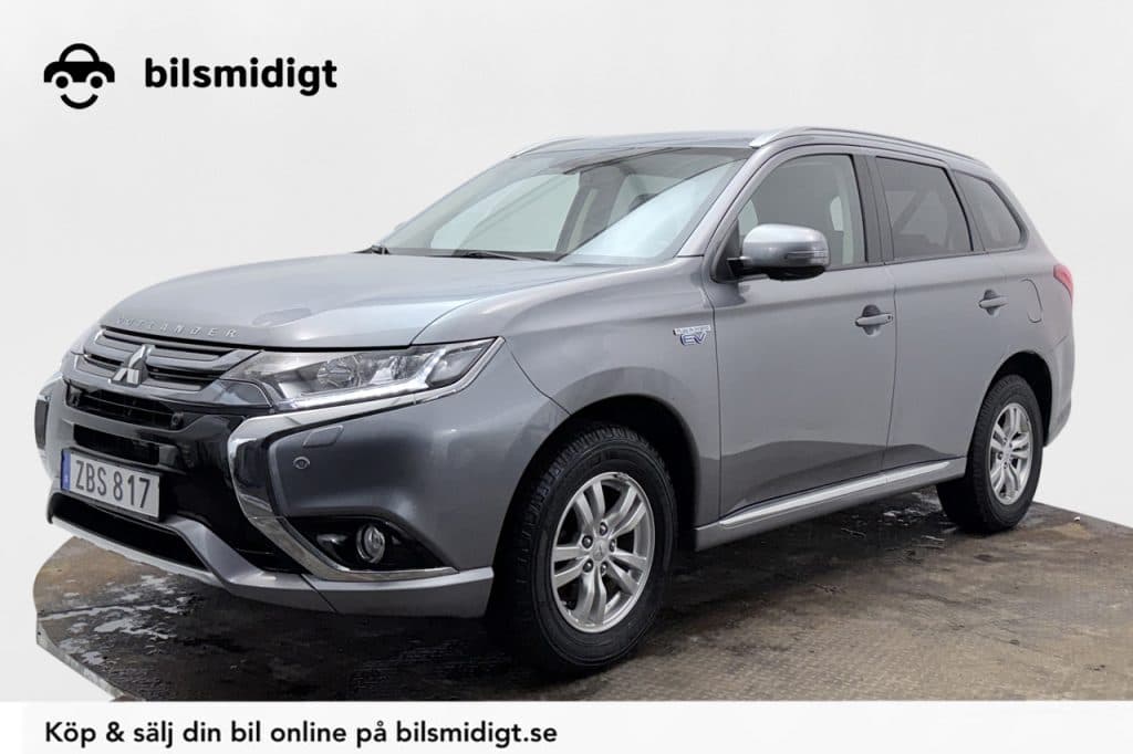 Mitsubishi Outlander PHEV Delläder Rattvärme Värmare P-Sensorer Keyless Kamkedja Moms/Leasing 203hk