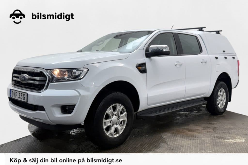Ford Ranger Dubbelhytt 2.0 4x4 Automat Dragkrok Backkamera P-Sensorer Takräcke Moms/Leasing 170hk