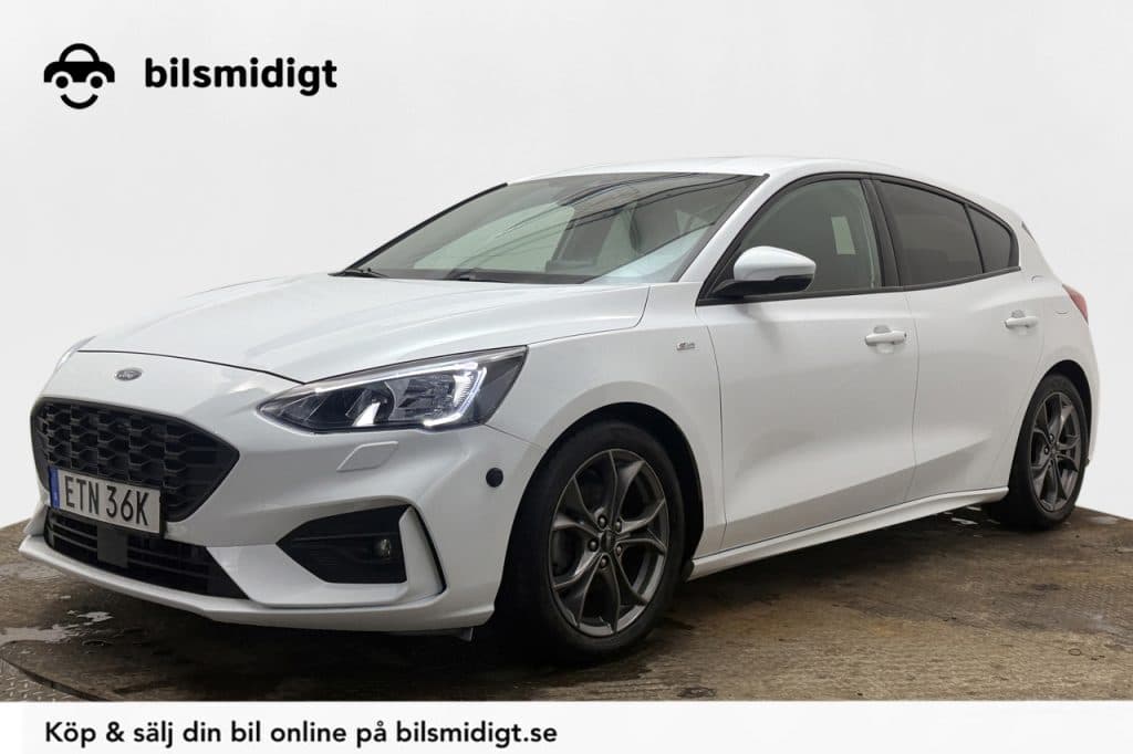Ford Focus 1.0 EcoBoost CNG ST-Line Automat Navigation Backkamera P-Sensorer Motor-Kupévärmare Moms/Leasing 125hk