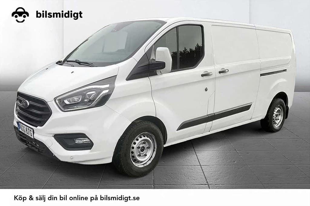 Ford Transit Custom 300 2.0 Hybrid 3-sits Backkamera P-Sensorer Värmare Moms/Leasing 130hk