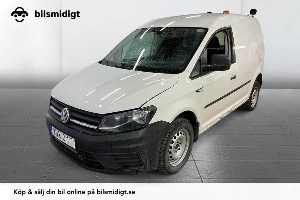 Volkswagen Caddy Skåp 2.0 TDI 4MOTION Dragkrok Värmare LED-ramp Arbetsbelysning Moms/Leasing 122hk
