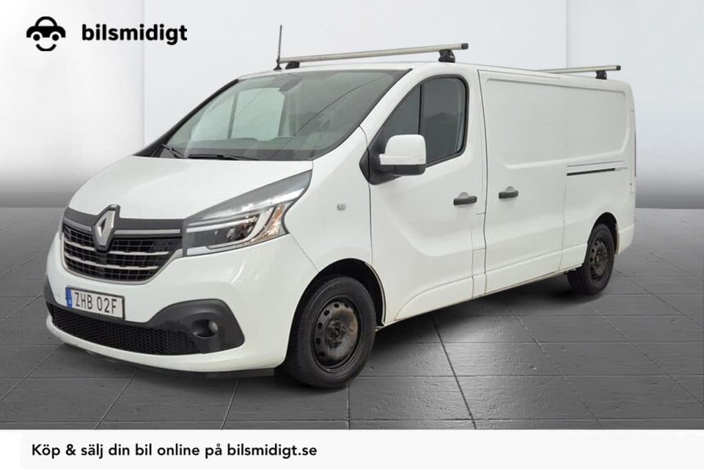 Renault Trafic Skåpbil 3.0t 2.0 Automat Dragkrok Backkamera P-Sensorer 3-sits Moms/Leasing 145hk