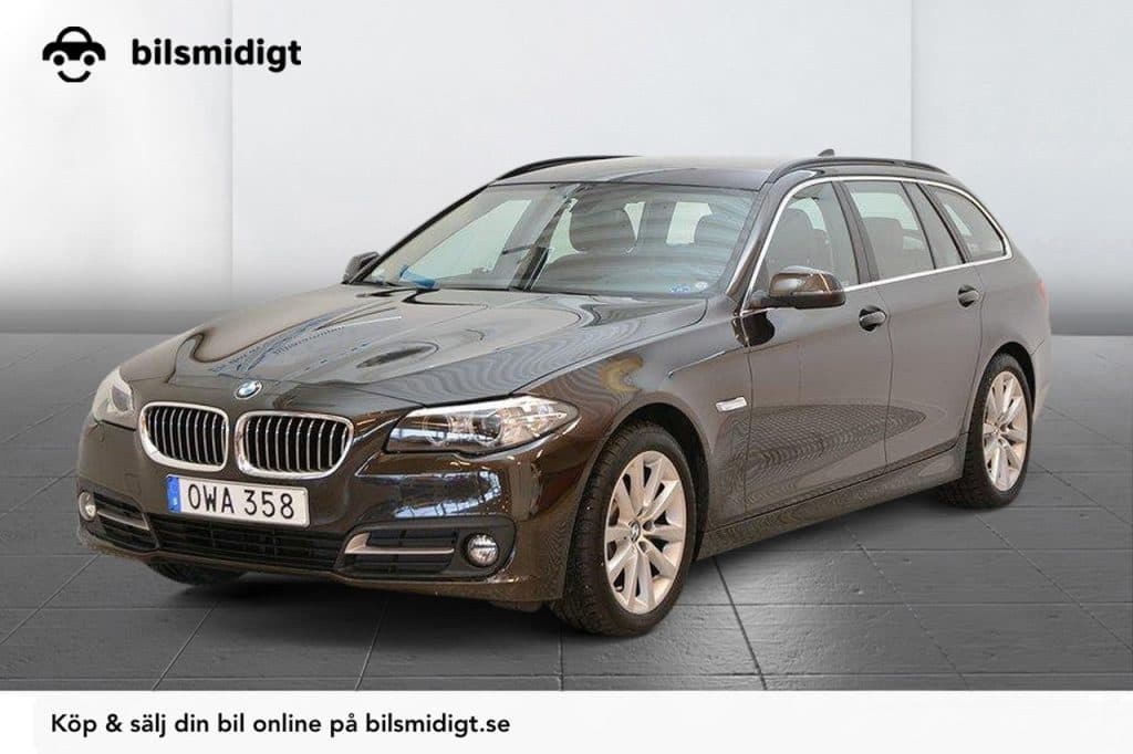 BMW 520d xDrive Touring Automat Läder P-Sensorer Värmare Rattvärme Pneumatic Air 190hk