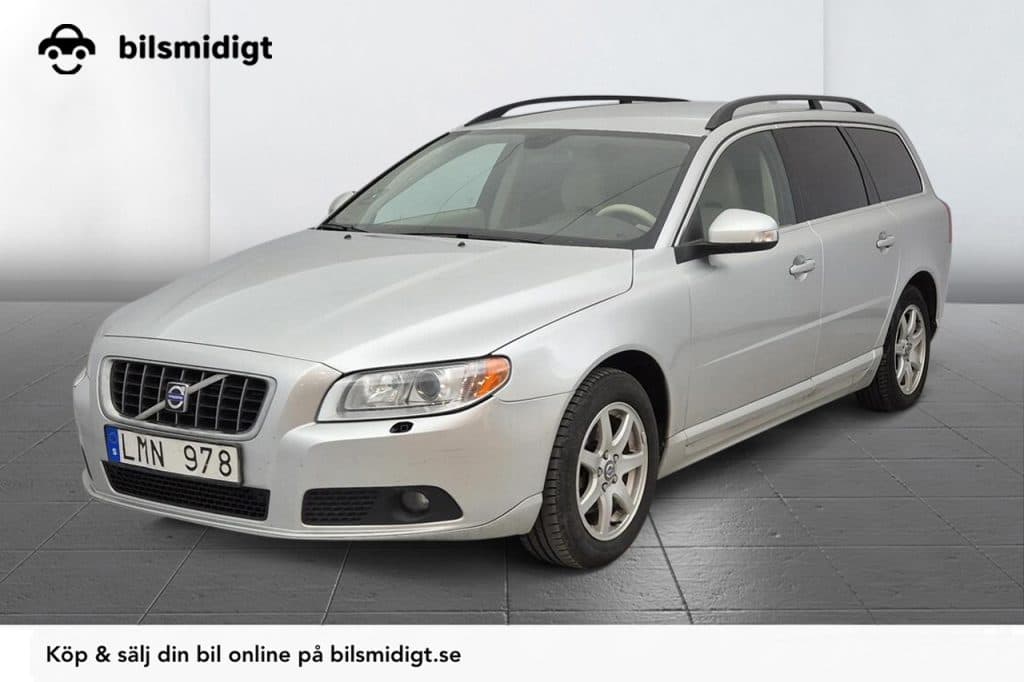 Volvo V70 2.4D Momentum Automat Delläder Värmare P-Sensorer Moms/Leasing 175hk