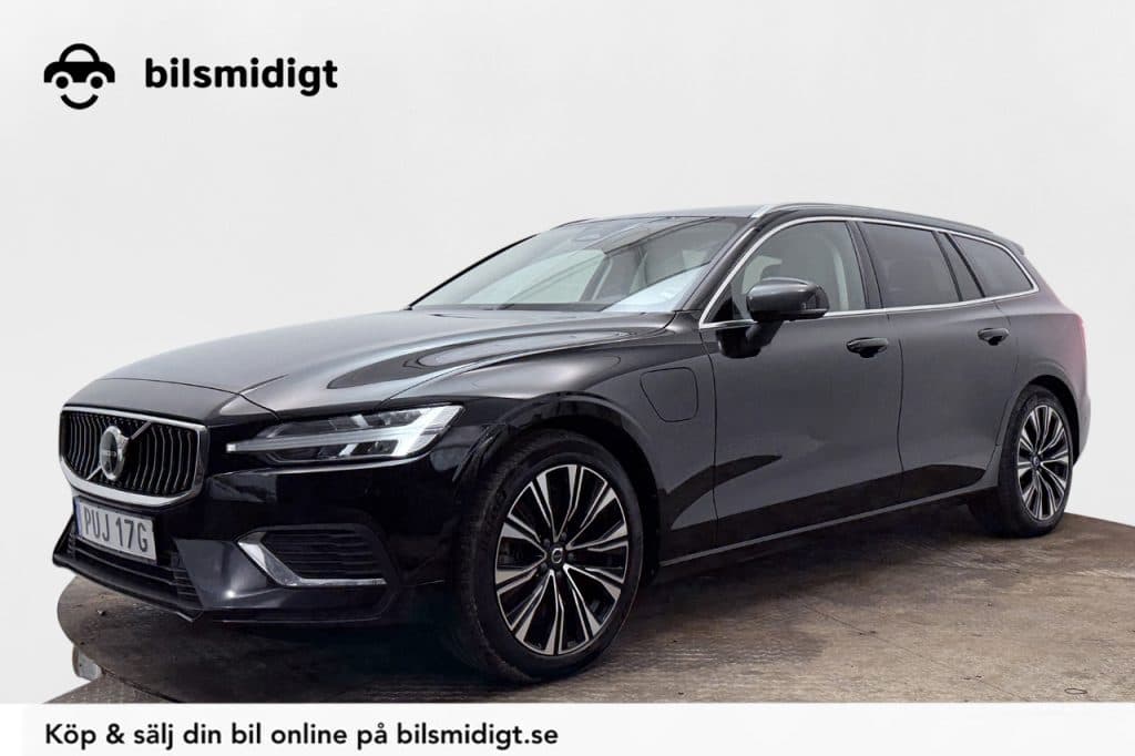 Volvo V60 Recharge T6 AWD Core BLIS Navigation 360° Kameravy P-Sensorer Värmare Cockpit Subwoofer Moms/Leasing 350hk