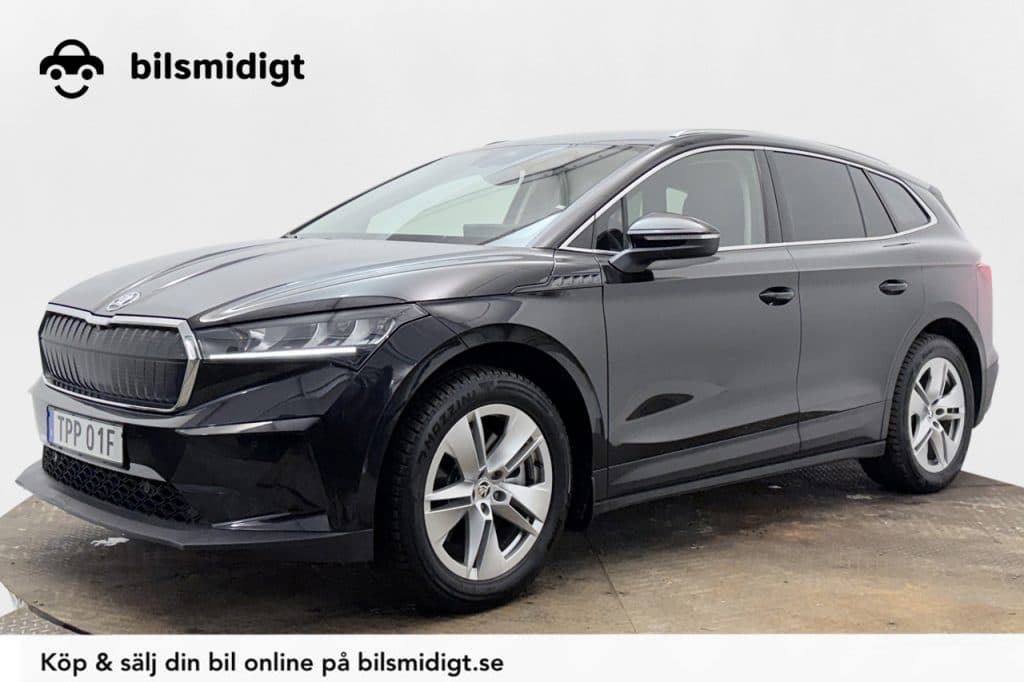 Skoda Enyaq 85 Dragkrok Läder Navigation Backkamera Värmepump Keyless Moms/Leasing 286hk