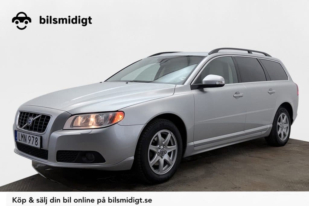 Volvo V70 2.4D Momentum Automat Delläder Värmare P-Sensorer Moms/Leasing 175hk
