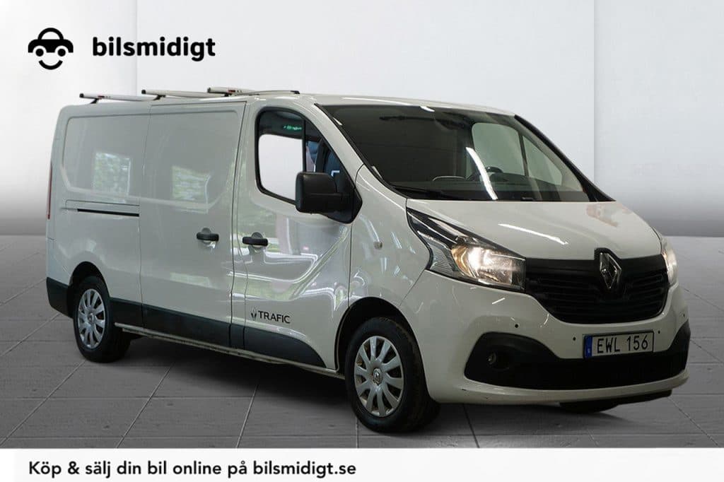 Renault Trafic Skåp 2.7t 1.6 dCi Dragkrok 3-sits P-Sensorer Pekskärm Kamkedja 125hk