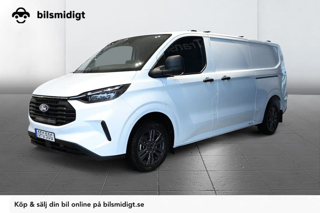 Ford Transit Custom 320 2.0 Automat Business Dragkrok 2xSidodörr 3-sits Moms/Leasing 170hk