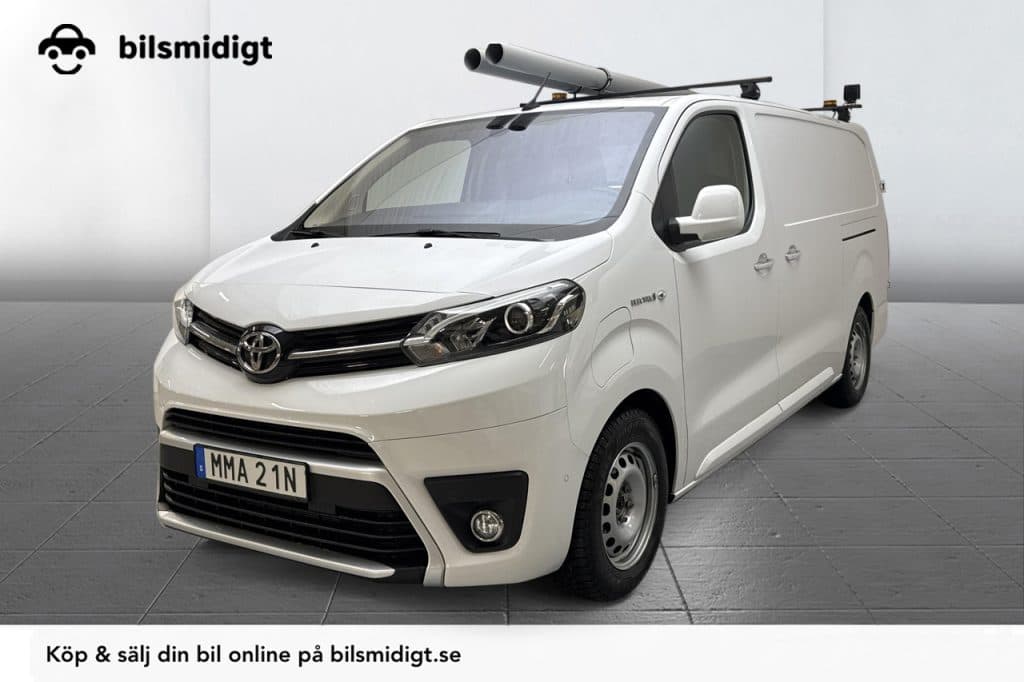 Toyota Proace 75 kWh Drag 2xSidodörr Inredd Kamera 3-sits CCS MOMS