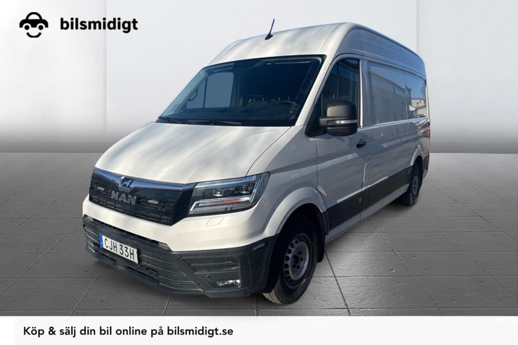 MAN e-TGE 35.8 kWh 3-sits P-Sensorer Pekskärm Multiratt Moms/Leasing 136hk