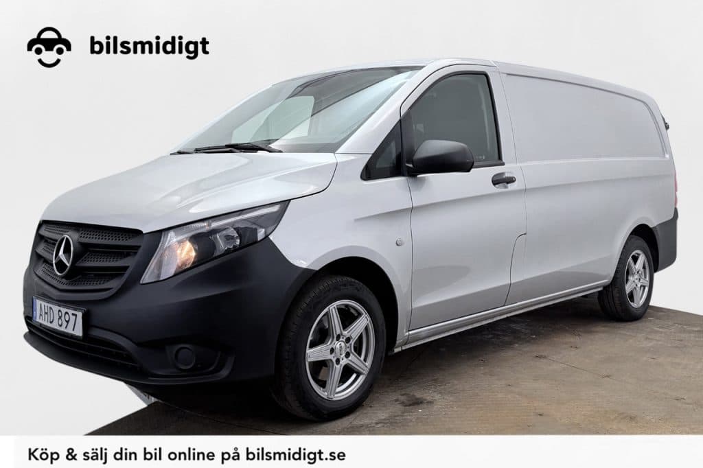 Mercedes-Benz Vito 114 CDI 2.8t Automat Dragkrok Farthållare Serviceinredd 3-sits Moms/Leasing 136hk