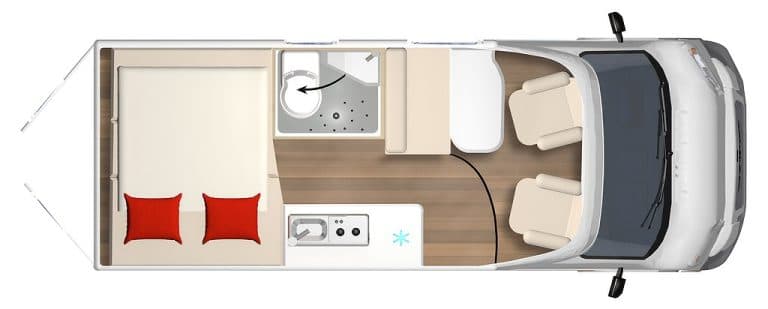 Bürstner B66 C600 Husbil  Plåtis, Aut, Backkamera, Popuptak! Lager