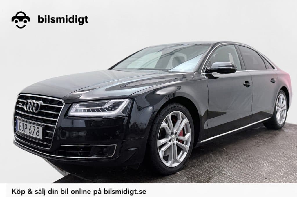 Audi A8 3.0 TDI V6 Quattro Dragkrok Luftfjädring Läder Navigation Backkamera BOSE Värmare Kamkedja 262hk