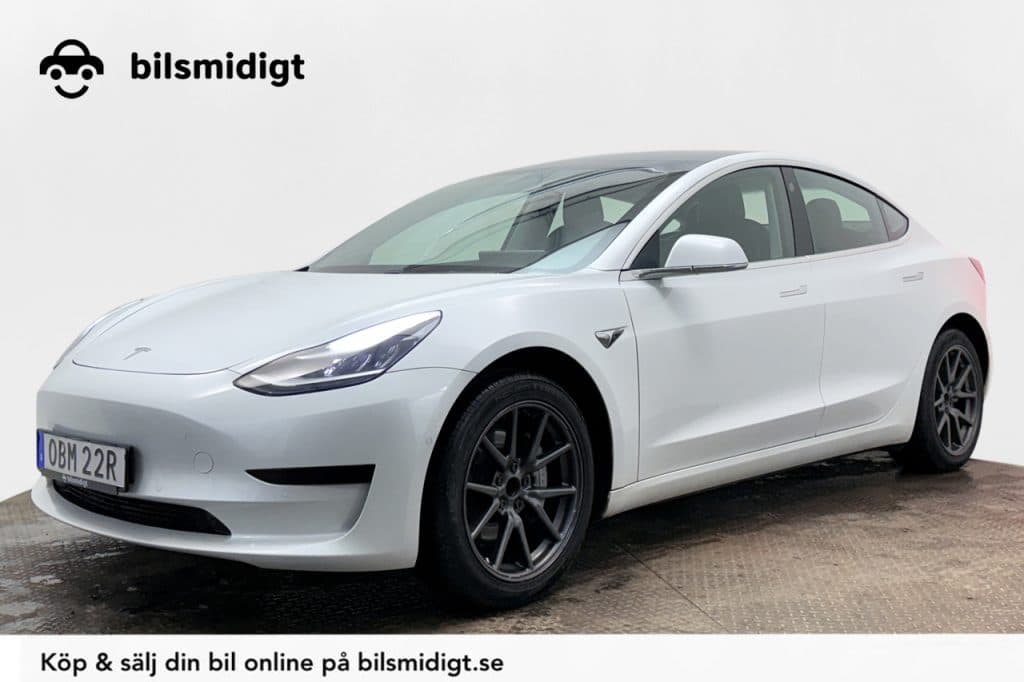 Tesla Model 3 SR+ CCS Panorama Navigation Backkamera Läder Premiumljud Moms/Leasing 258hk