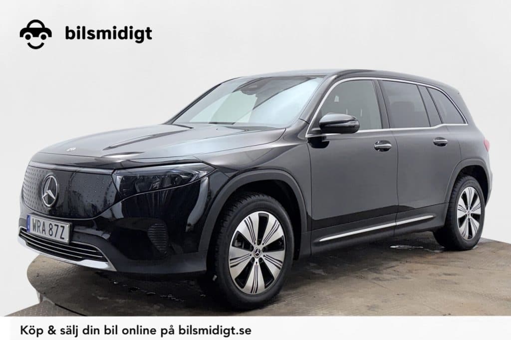Mercedes-Benz EQB 250+ Progressive Line Advance Plus 7-sits Läder Navigation Backkamera Burmester 190hk