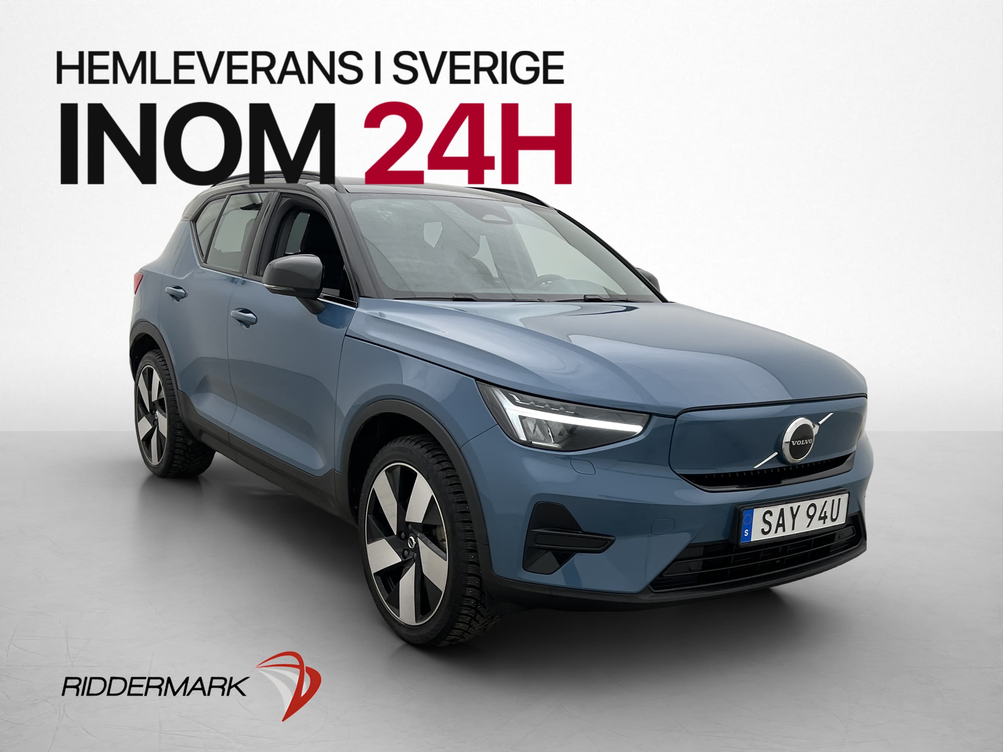 Volvo XC40 Recharge Twin Motor Core Kamera Värm Drag MOMS
