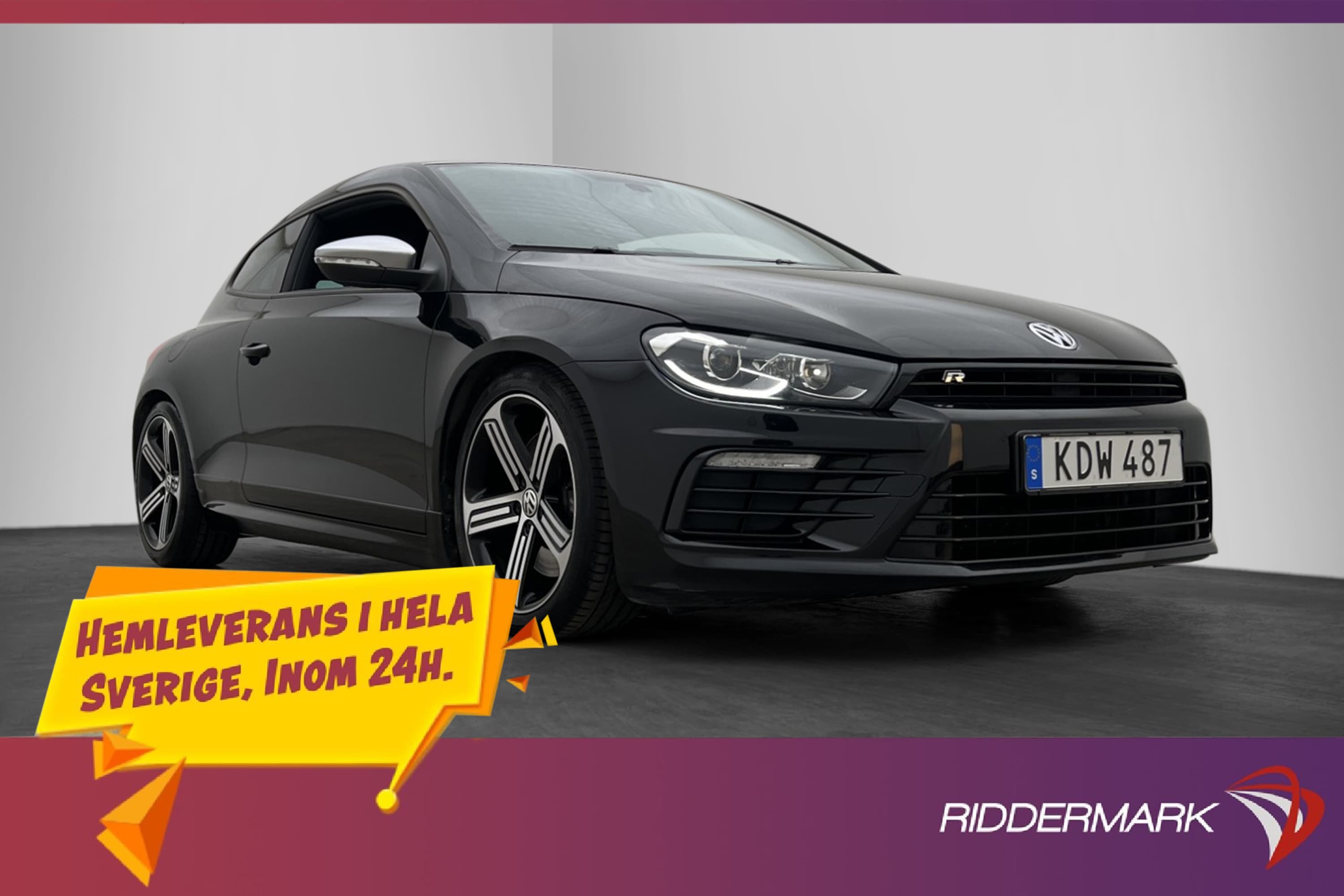 Volkswagen Scirocco R TSI 280hk Kamera CarPlay Sensorer