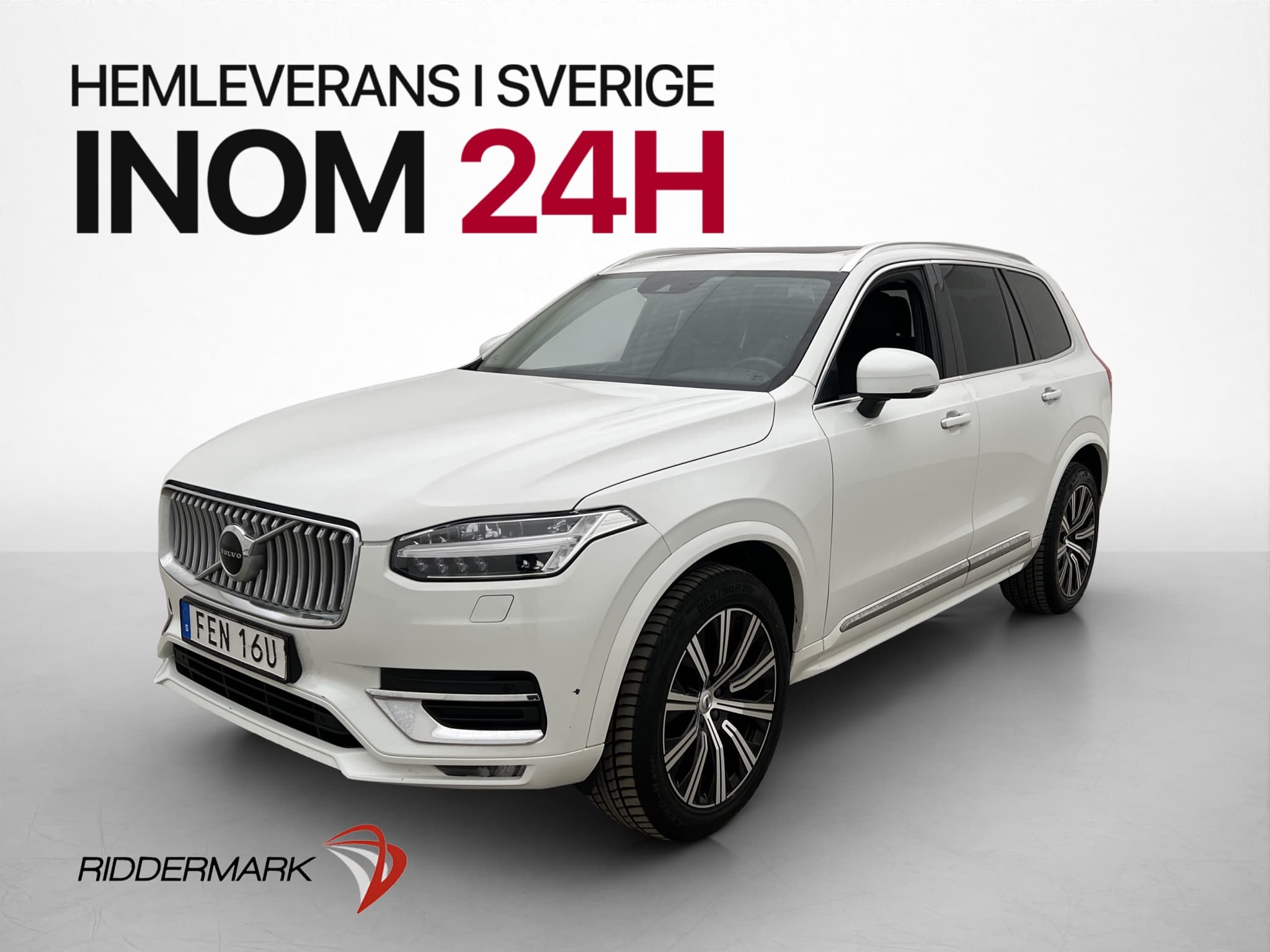 Volvo XC90 B5 AWD Inscription VOC 7-Sits Pano H/K Värm Drag