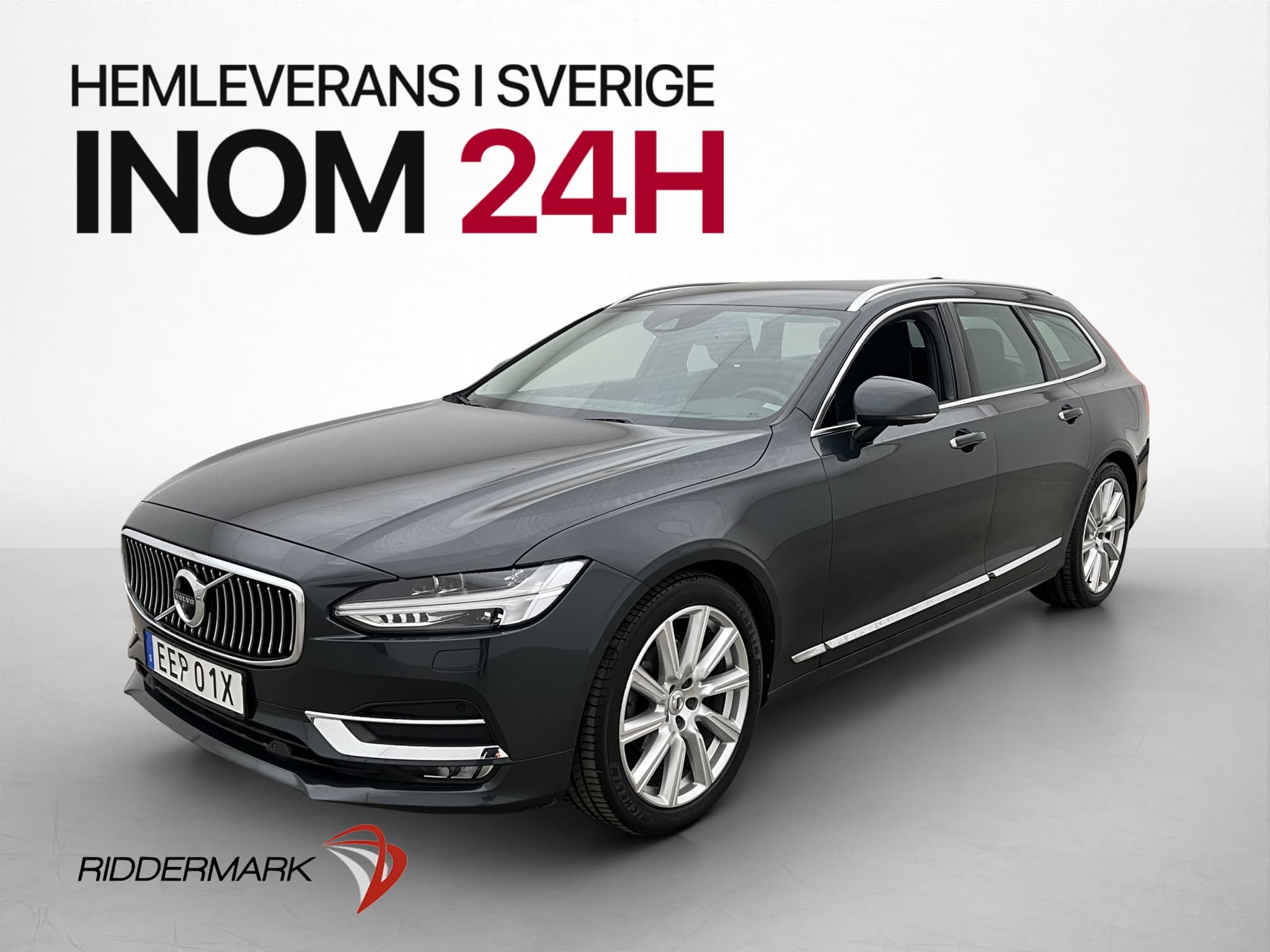 Volvo V90 D4 Inscription H/K HUD VOC Värmare 360° Skinn Drag