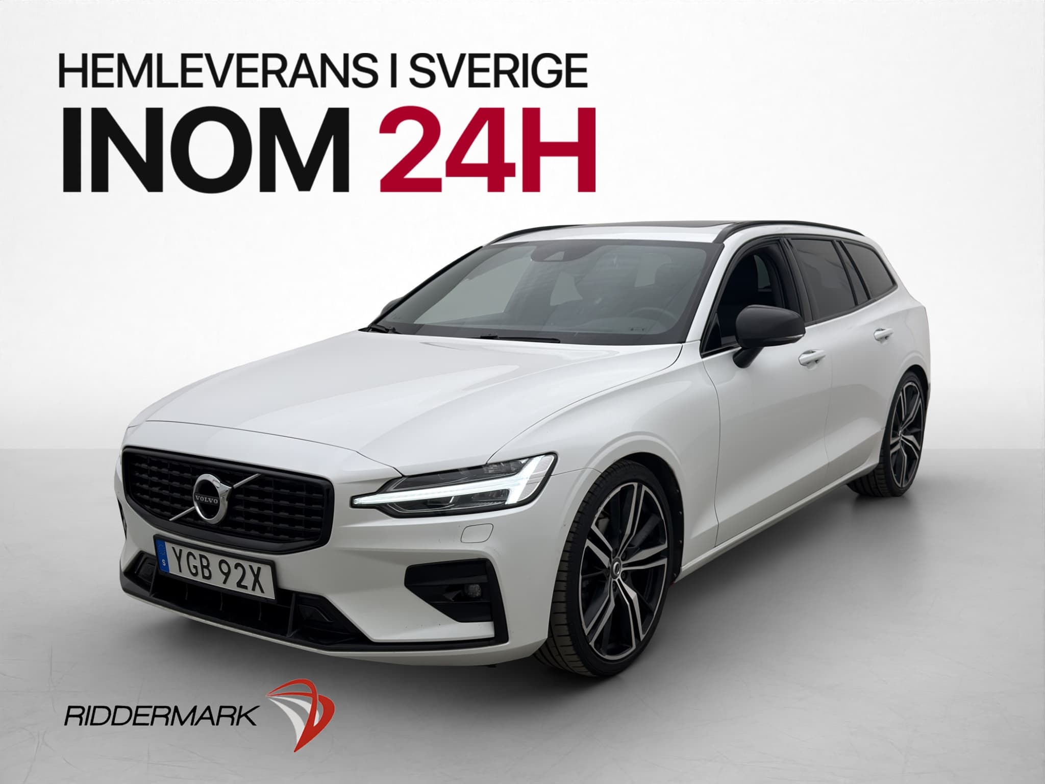 Volvo V60 B4 R-Design Pano H/K HUD VOC Värm Kamera Drag MOMS